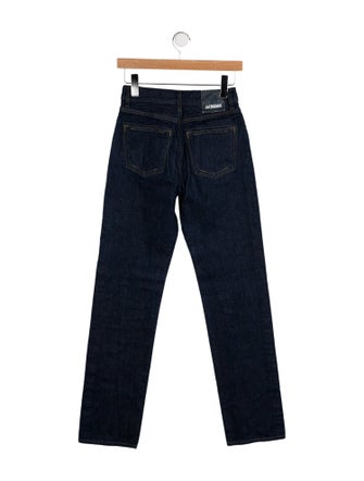 Jacquemus High-Rise Straight Leg Jeans