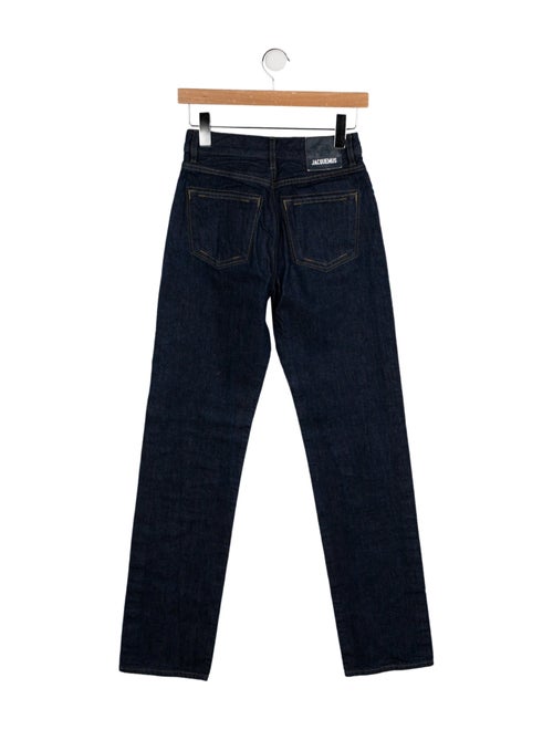 Jacquemus High-Rise Straight Leg Jeans