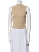Jacquemus Bateau Neckline Sleeveless Crop Top