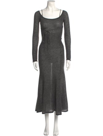 Jacquemus Mohair Long Dress