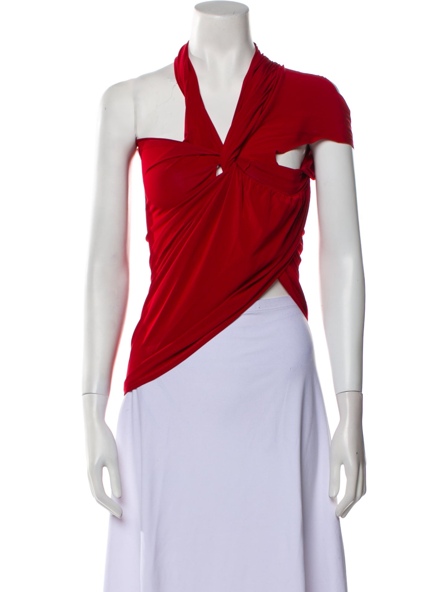 Jacquemus V-Neck Sleeveless Crop Top