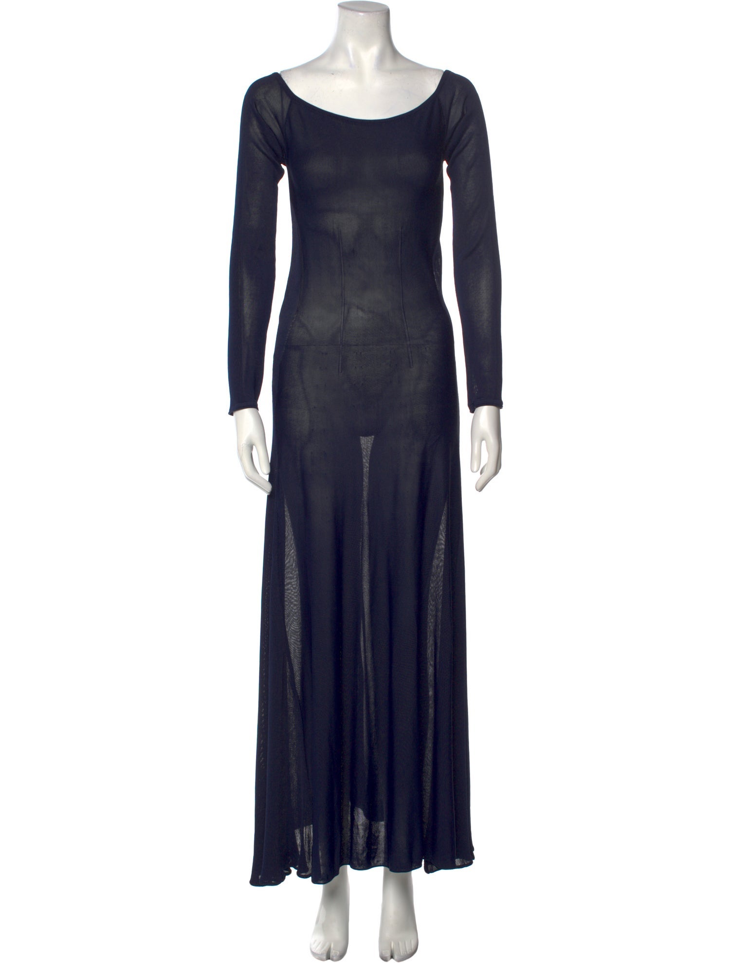 Jacquemus Scoop Neck Long Dress