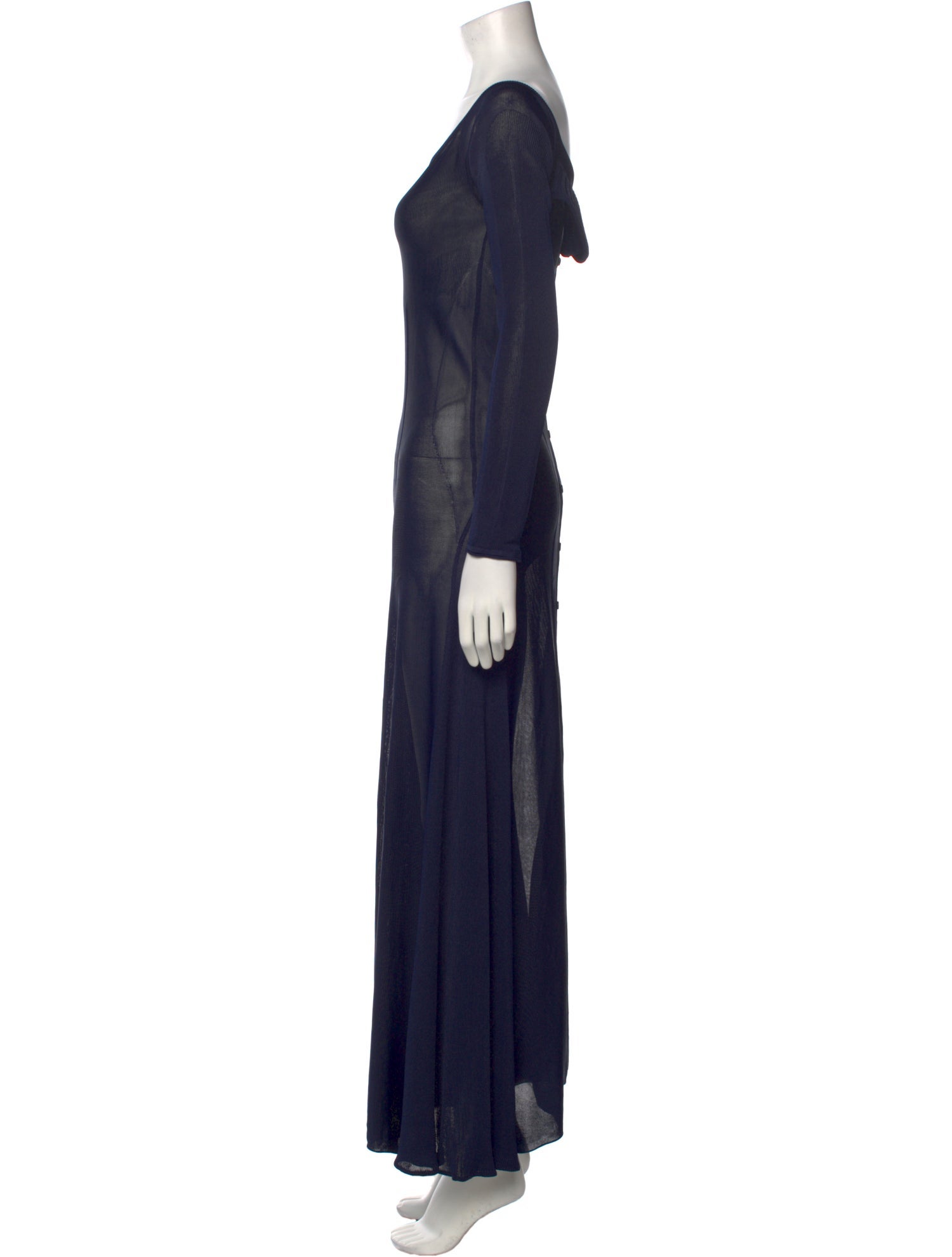 Jacquemus Scoop Neck Long Dress