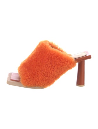 Jacquemus Shearling Slides