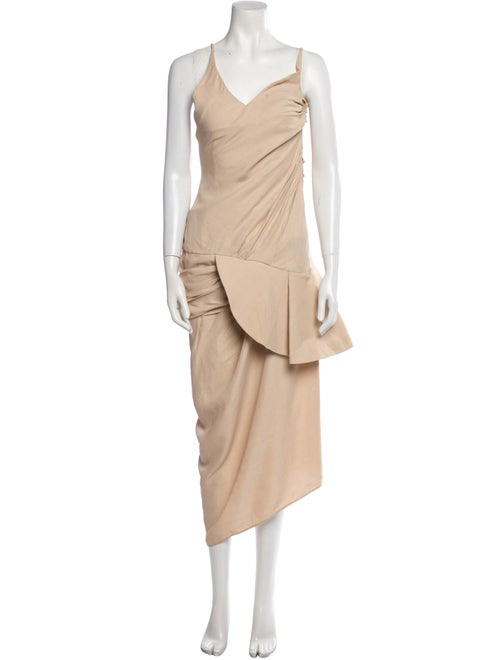 Jacquemus V-Neck Long Dress