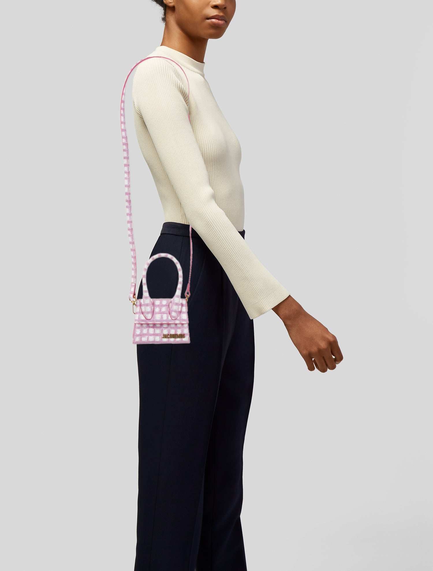 Jacquemus Leather Top Handle Bag