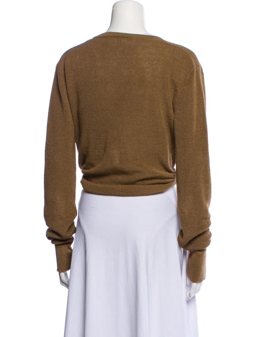 Jacquemus Linen V-Neck Sweater