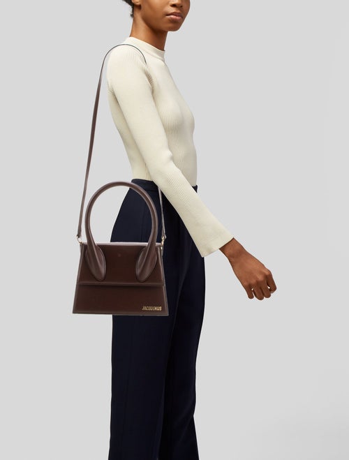 Jacquemus Leather Top Handle Bag