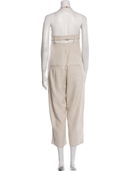 Jacquemus Linen Halterneck Jumpsuit