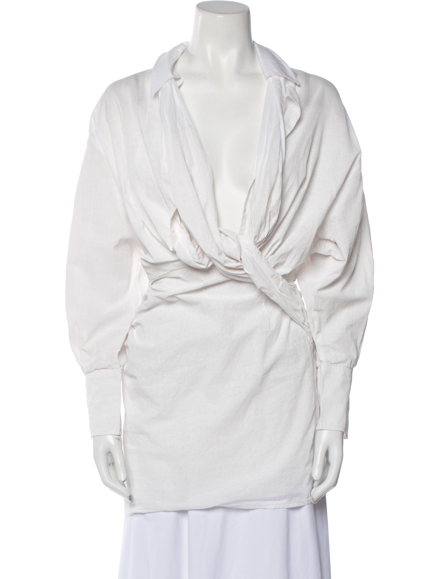 Jacquemus Plunge Neckline Mini Dress