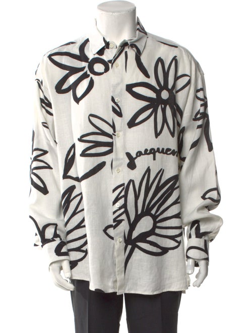 Jacquemus Linen Printed Shirt