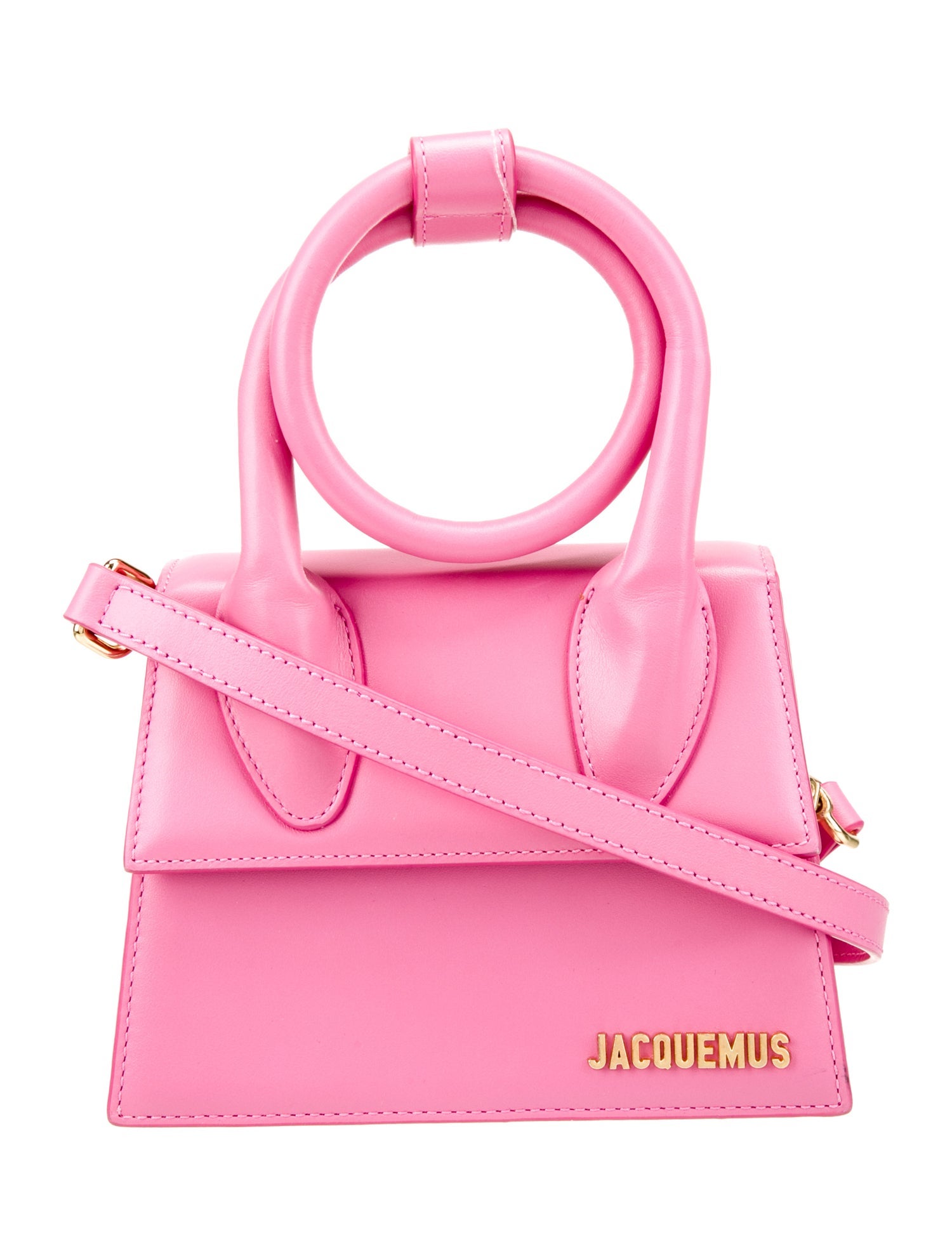 Jacquemus Leather Top Handle Bag