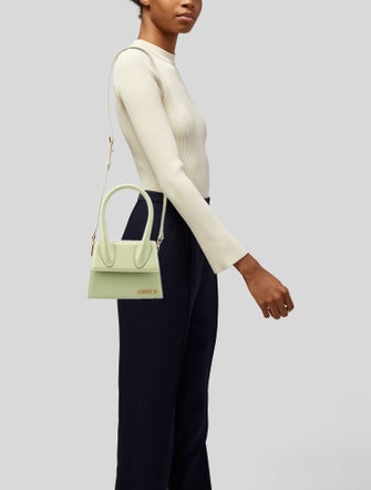 Jacquemus Leather Top Handle Bag