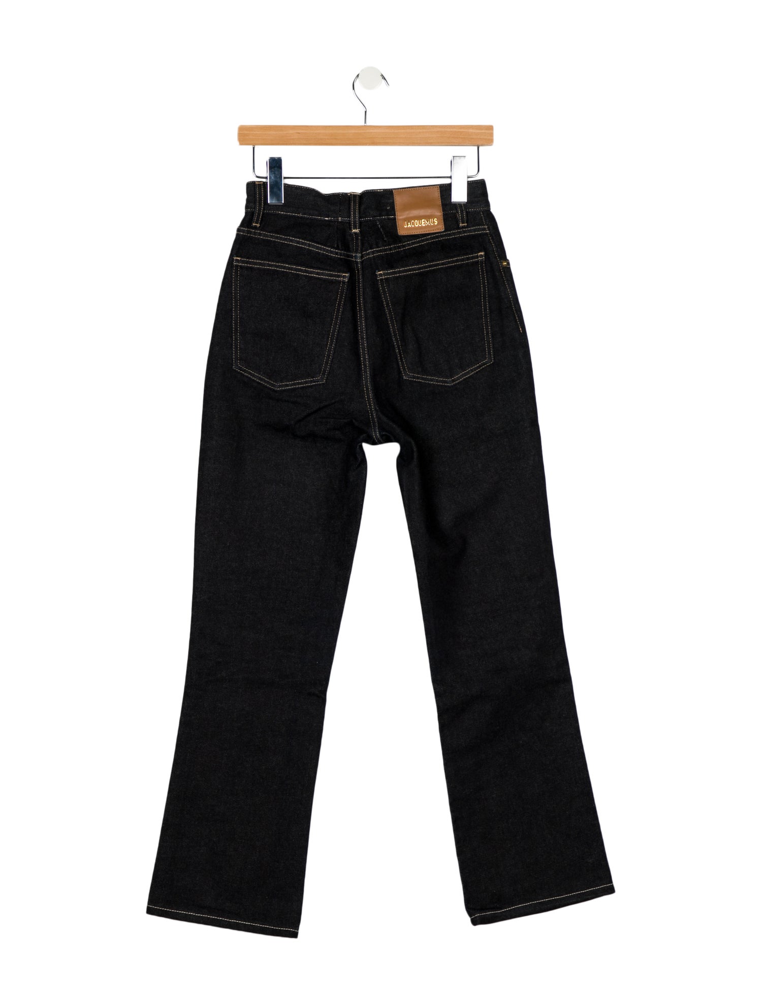 Jacquemus High-Rise Straight Leg Jeans