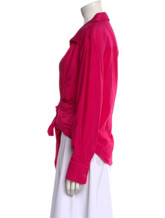 Jacquemus Cowl Neck Long Sleeve Blouse