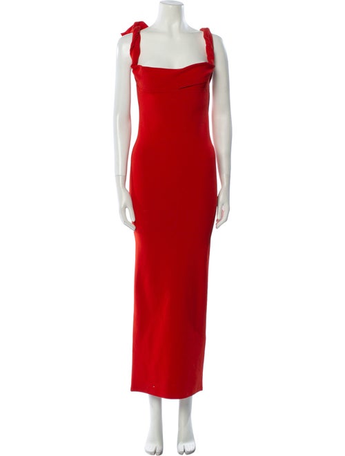 Jacquemus Square Neckline Long Dress