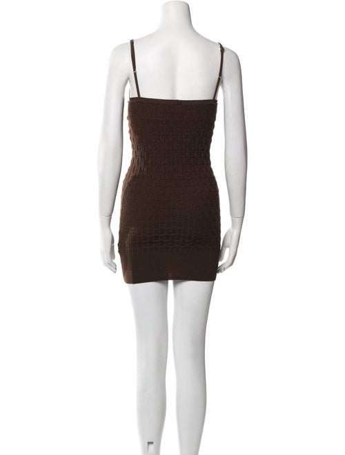 Jacquemus V-Neck Mini Dress