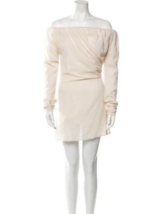 Jacquemus Off-The-Shoulder Mini Dress