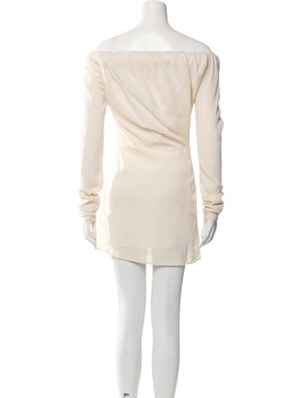 Jacquemus Off-The-Shoulder Mini Dress