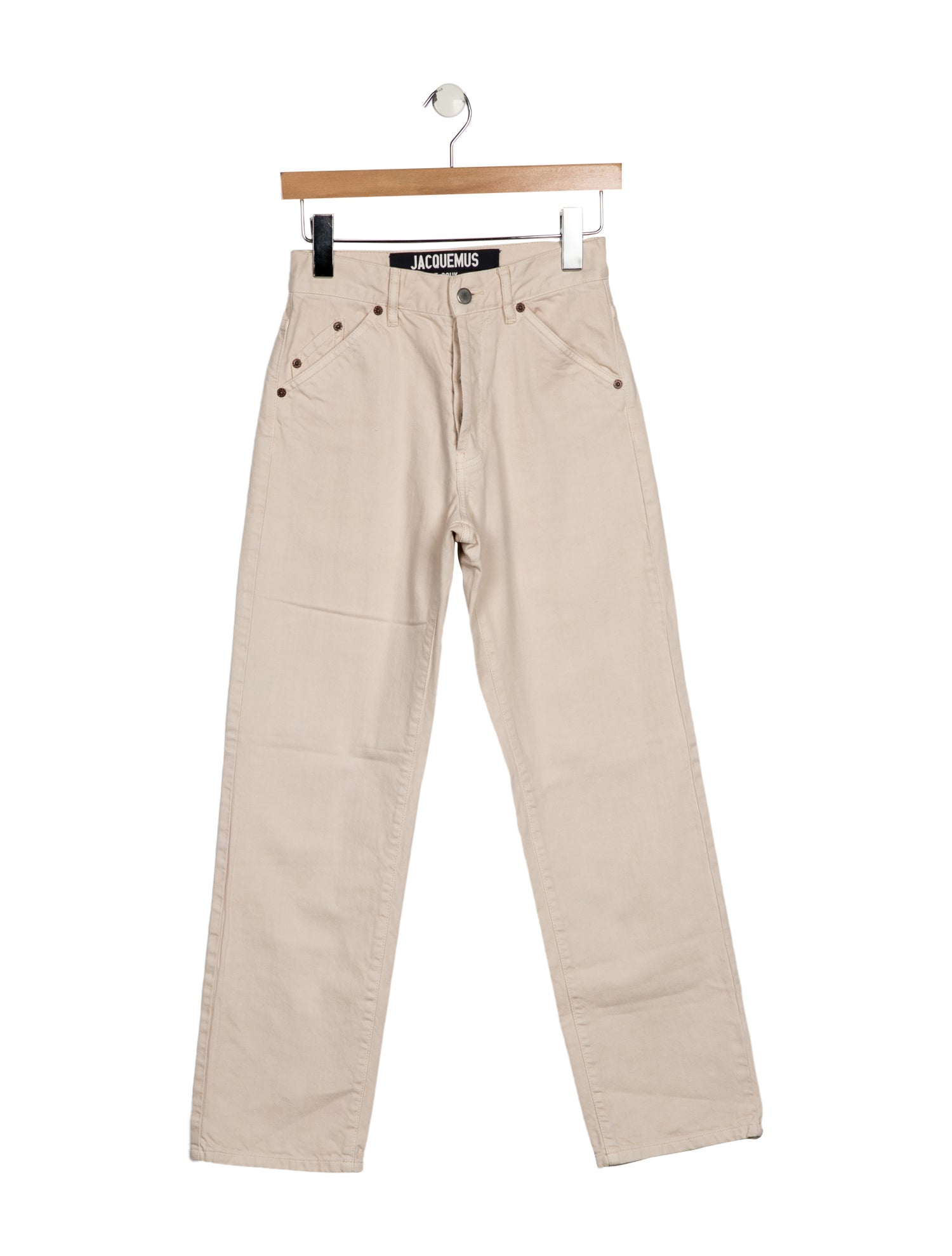 Jacquemus Mid-Rise Straight Leg Jeans