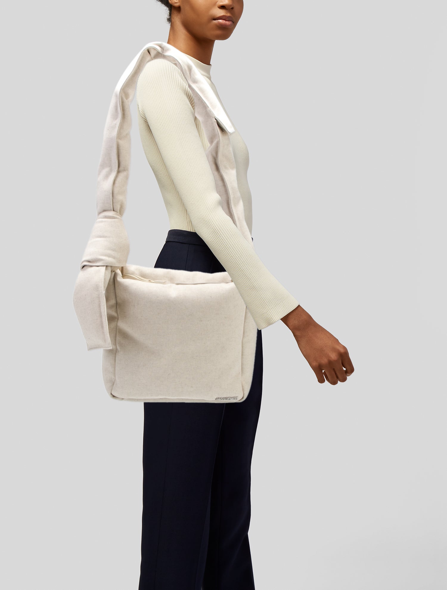 Jacquemus Virgin Wool Bucket Bag w/ Tags