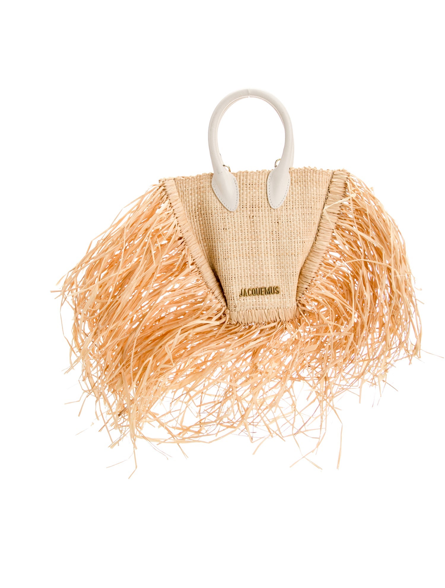 Jacquemus Straw Top Handle Bag