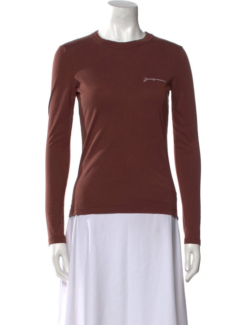 Jacquemus Crew Neck Long Sleeve Top