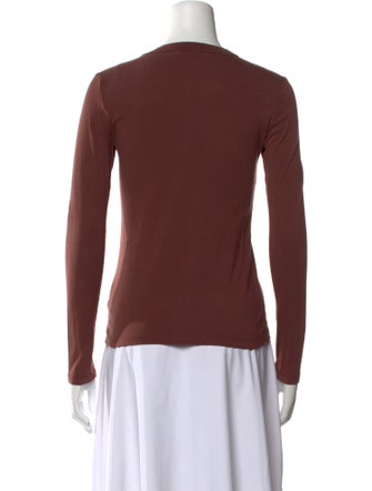 Jacquemus Crew Neck Long Sleeve Top