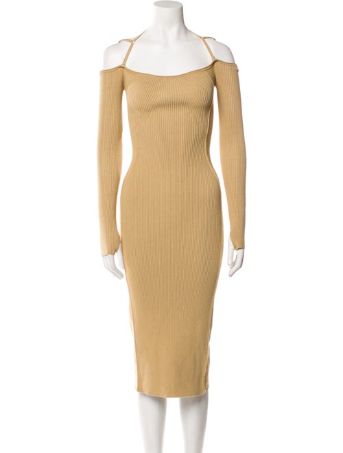 Jacquemus Square Neckline Midi Length Dress
