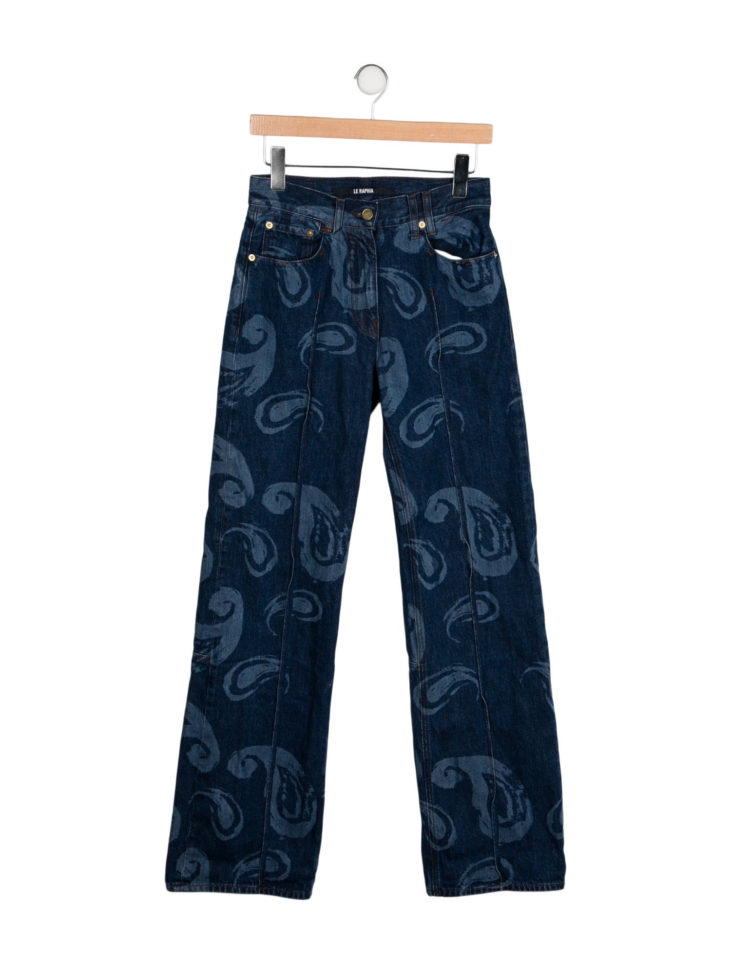 Jacquemus Mid-Rise Wide Leg Jeans
