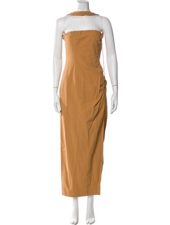 Jacquemus Linen Long Dress