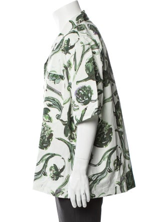 Jacquemus Floral Print Short Sleeve Shirt