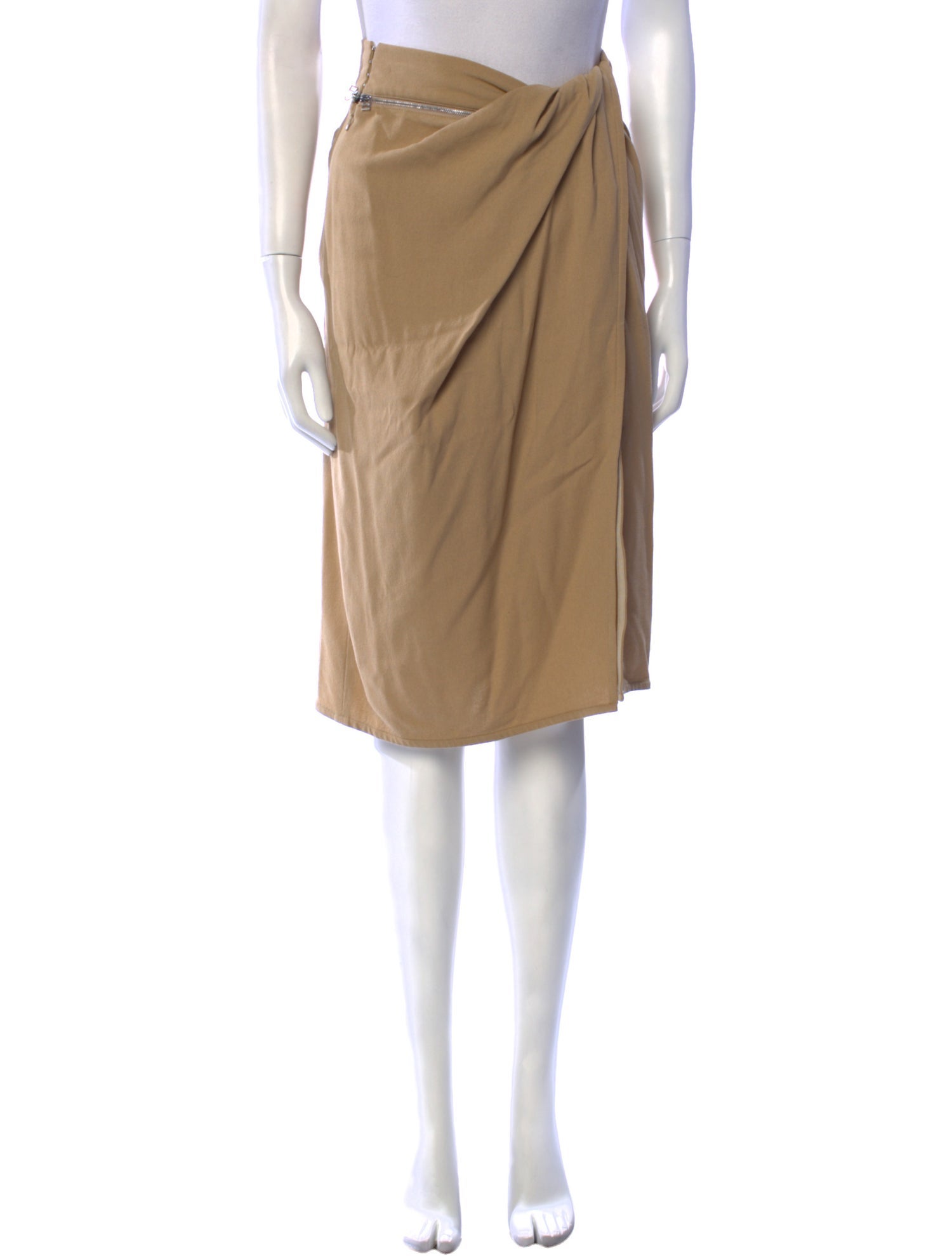 Jacquemus Pleated Accents Knee-Length Skirt