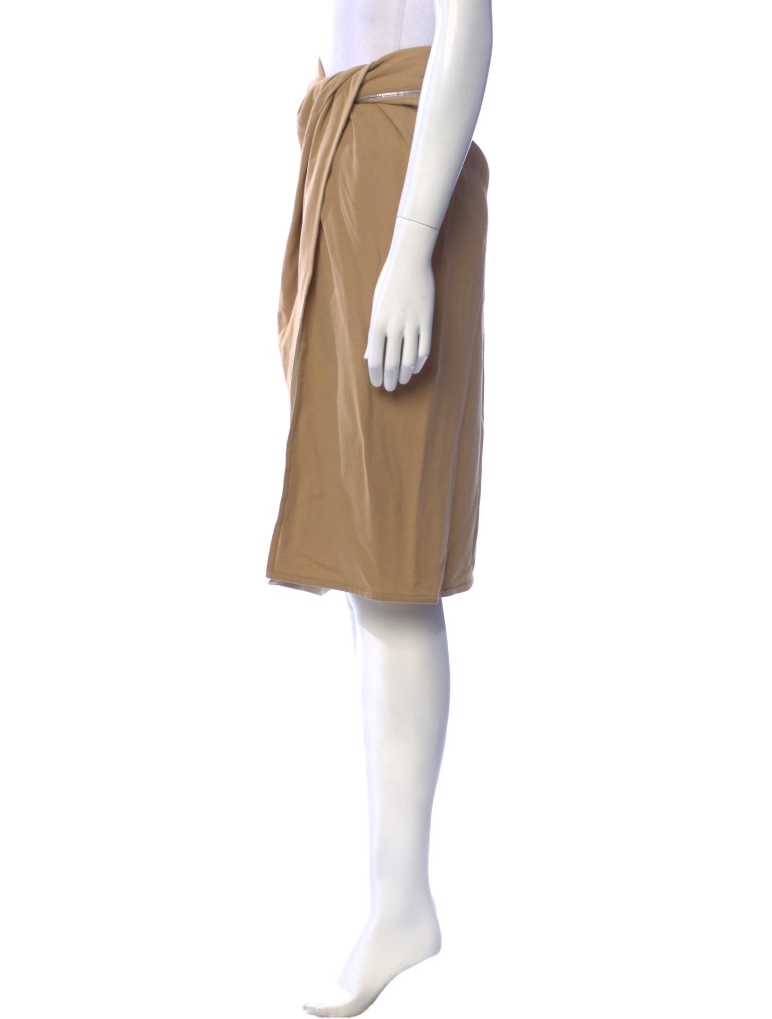 Jacquemus Pleated Accents Knee-Length Skirt