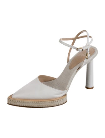 Jacquemus Leather Slingback Pumps