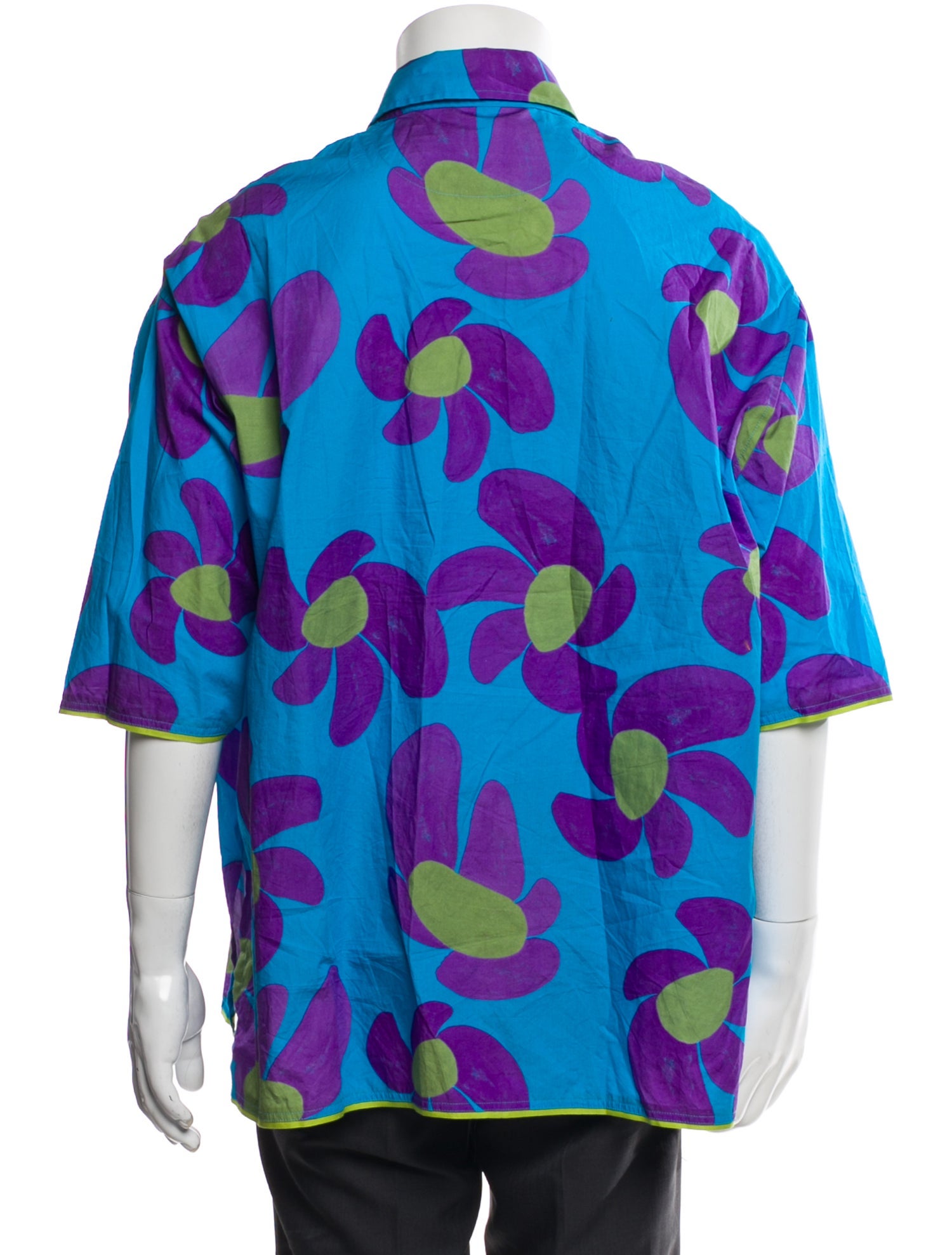 Jacquemus Floral Print Short Sleeve Shirt