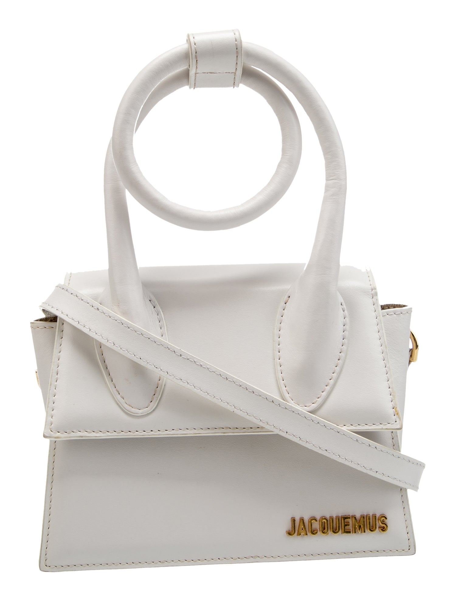 Jacquemus Leather Top Handle Bag