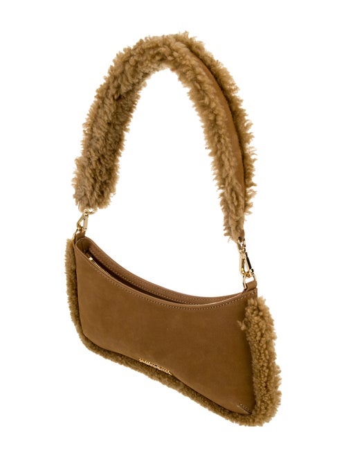 Jacquemus Shearling Shoulder Bag