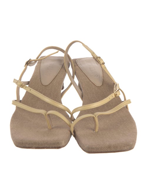 Jacquemus Canvas Slingback Sandals