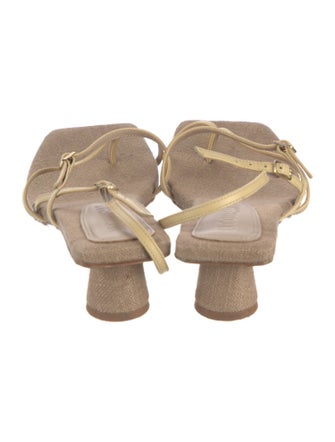 Jacquemus Canvas Slingback Sandals
