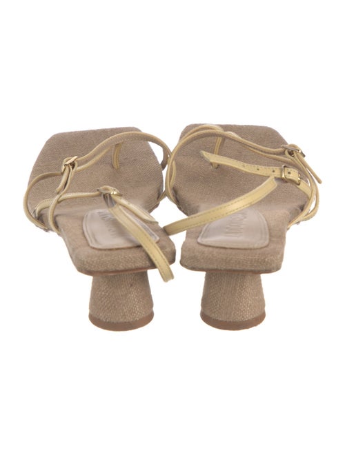 Jacquemus Canvas Slingback Sandals