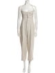 Jacquemus Linen Square Neckline Jumpsuit