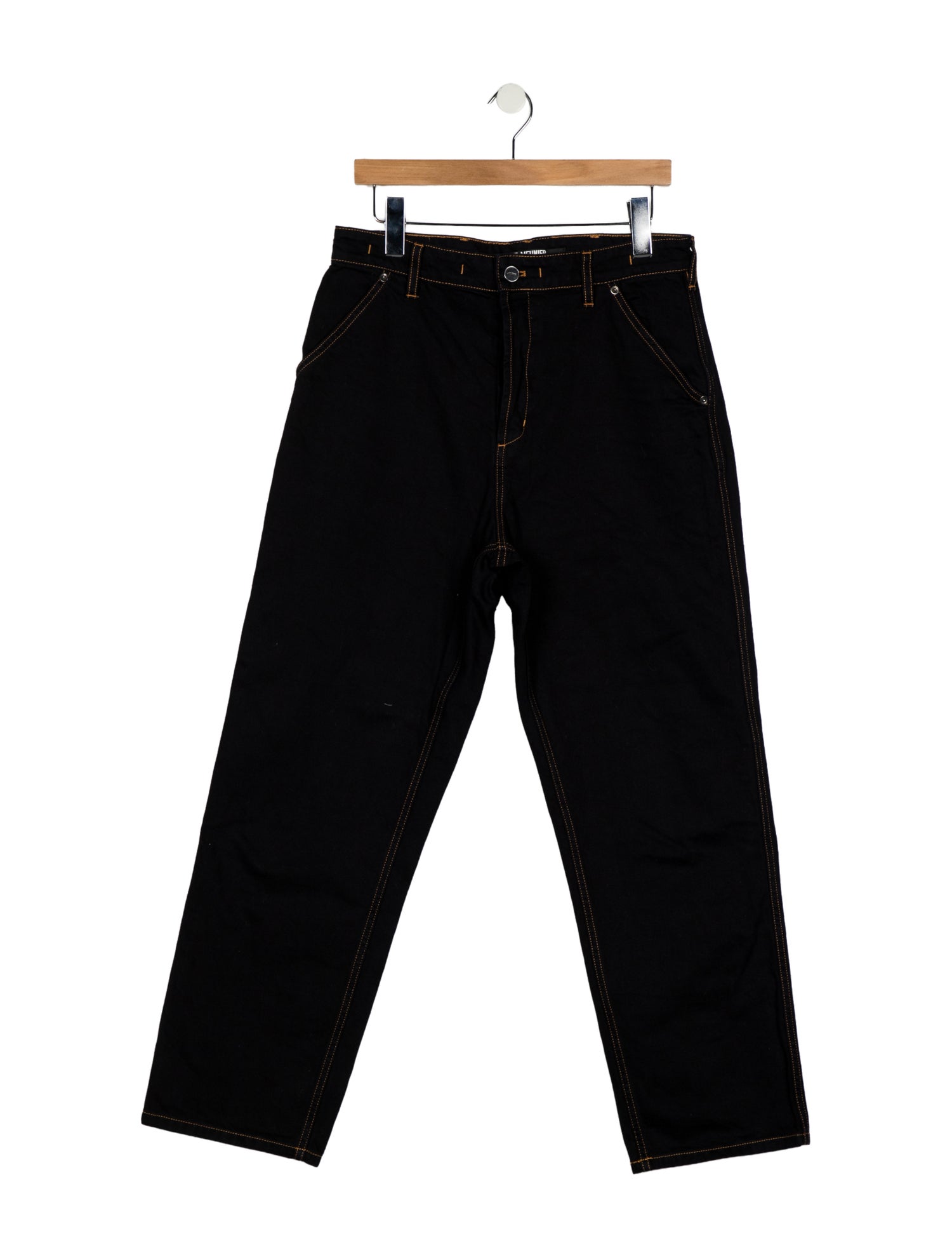 Jacquemus High-Rise Straight Leg Jeans