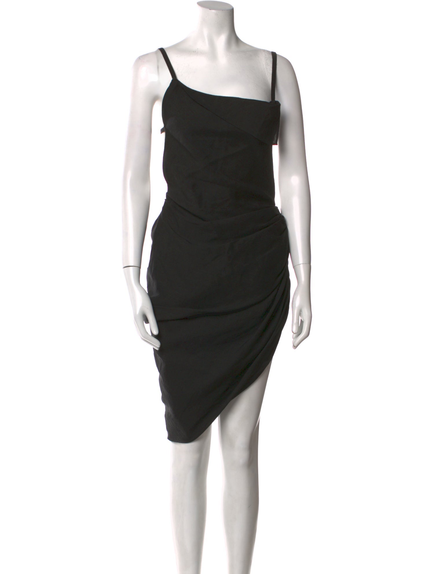 Jacquemus One-Shoulder Midi Length Dress