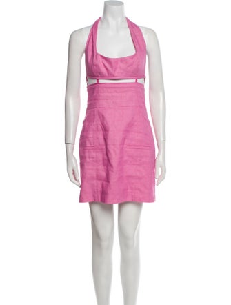 Jacquemus Halterneck Knee-Length Dress