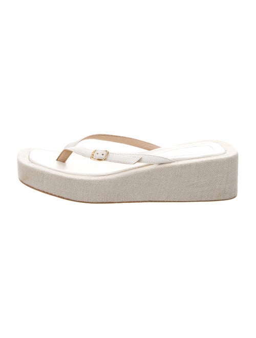 Jacquemus Canvas Flip Flops