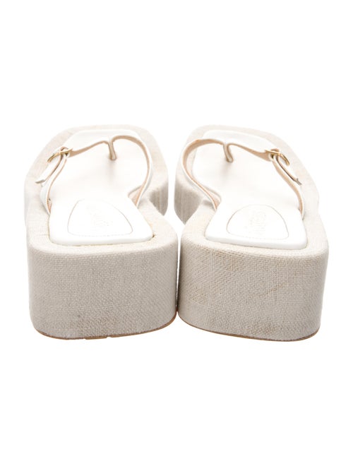 Jacquemus Canvas Flip Flops