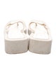 Jacquemus Canvas Flip Flops