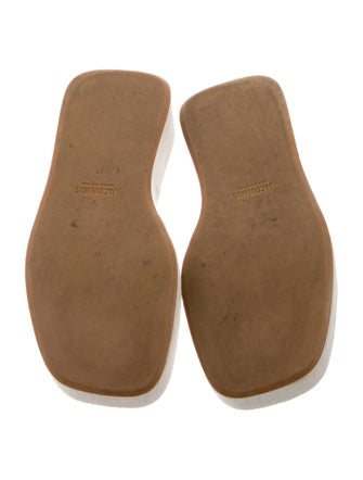 Jacquemus Canvas Flip Flops