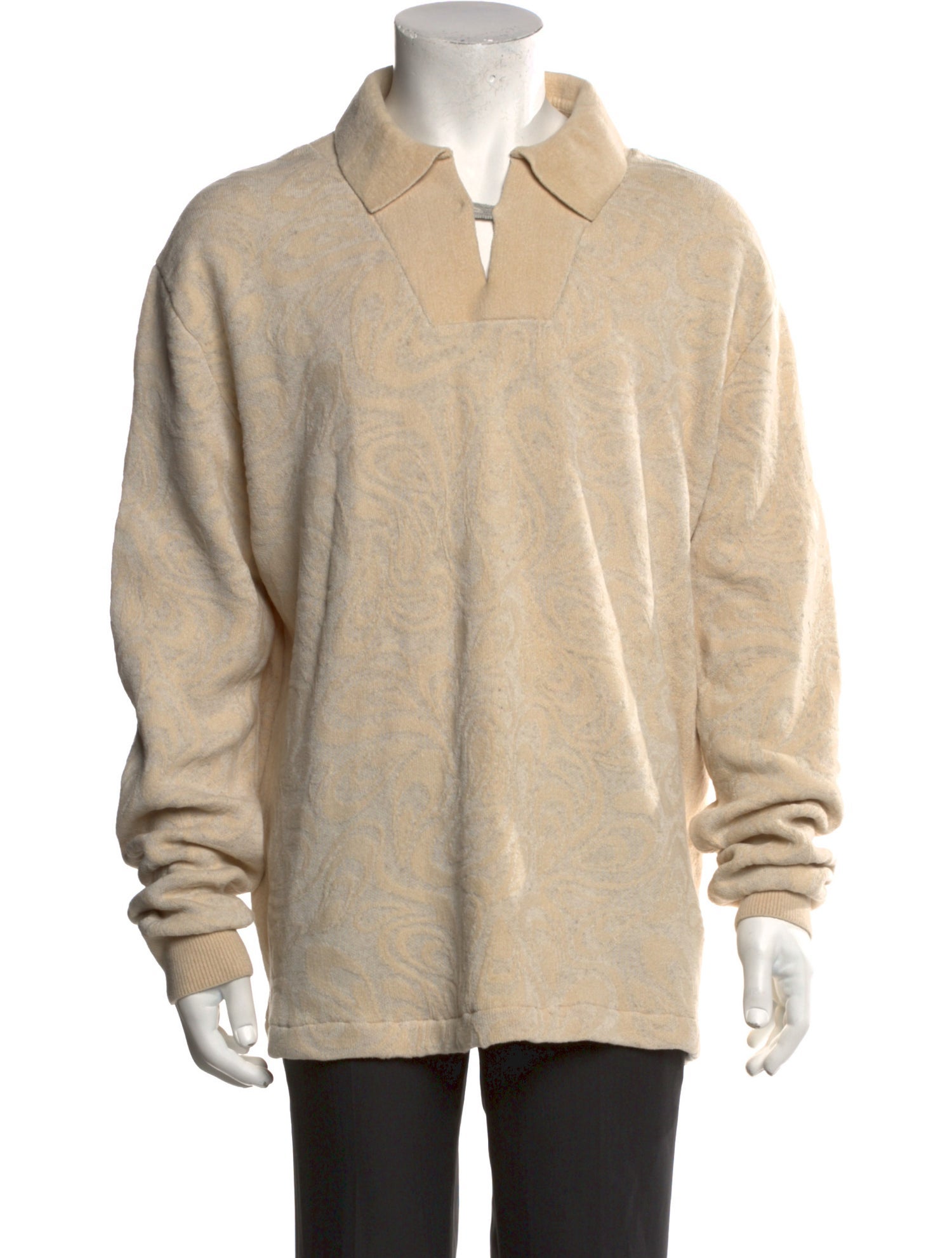 Jacquemus Collar Long Sleeve Polo Sweater